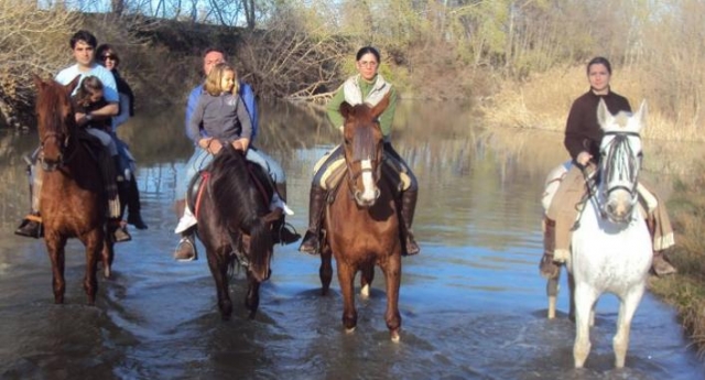 A caballo por el tajo
